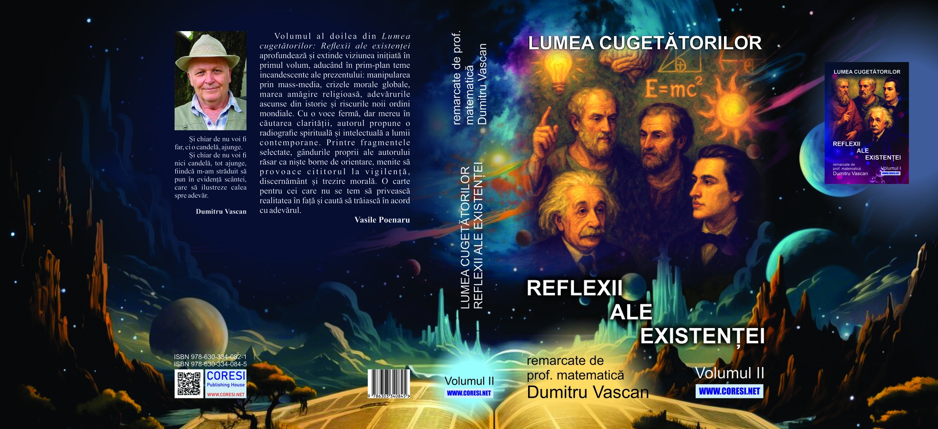 Lumea cugetătorilor. Reflexii ale existenței remarcate de prof. matematică Dumitru Vascan.Vol II - Image 3