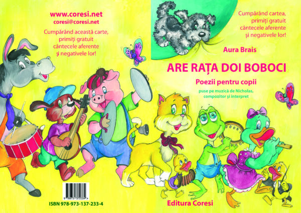 Are raţa doi boboci. Poezii pentru copii puse pe muzică de Nicholas, compozitor şi interpret - Image 2